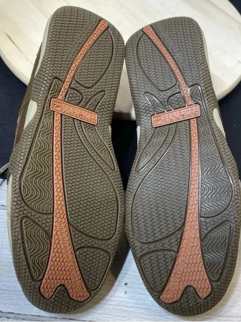 Sperry Top-Sider Sea Kite Sport Moc Men's Shoes Brown Leather Size US 9